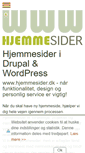 Mobile Screenshot of hjemmesider.dk